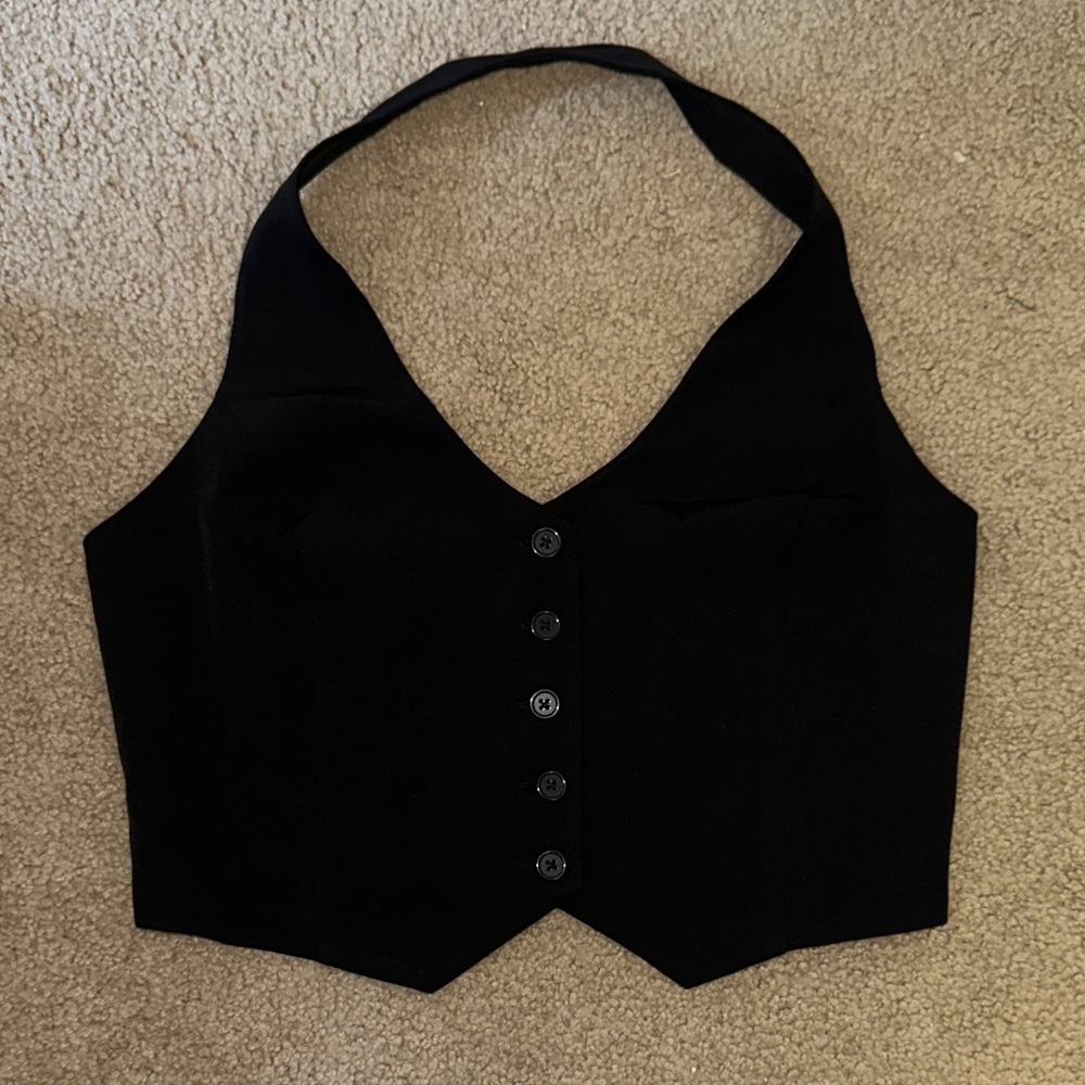 NWT wild fable black vest